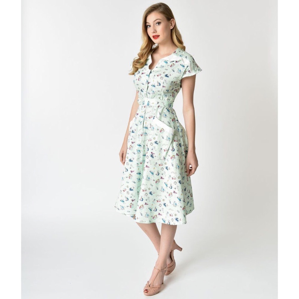 Unique Vintage swing dress
